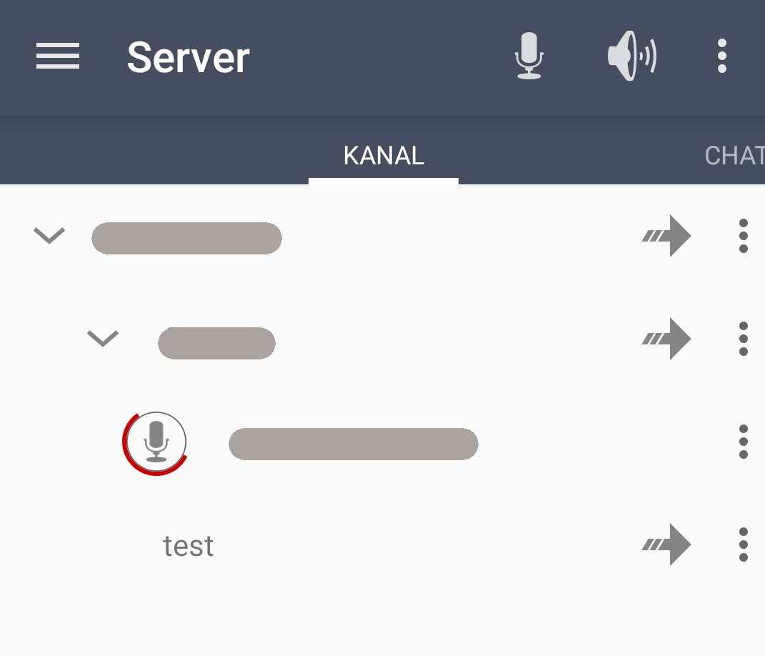 Mumble Android Interface