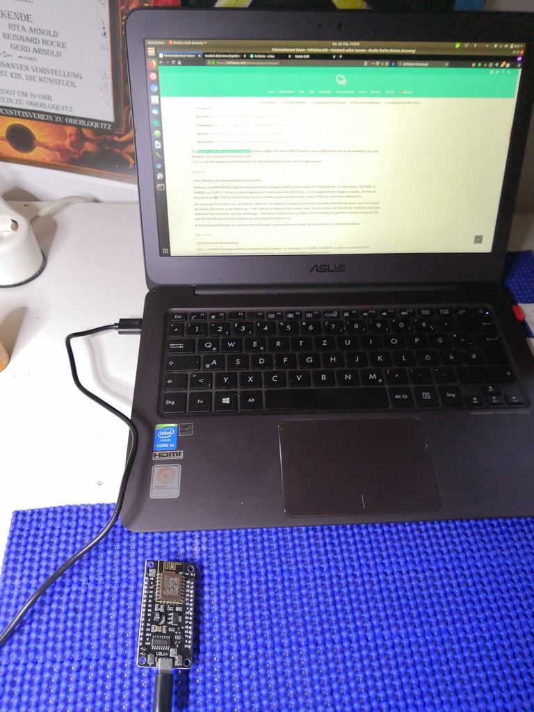 Controller mit Laptop