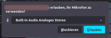 Bildschirmfoto Browserfreigabe